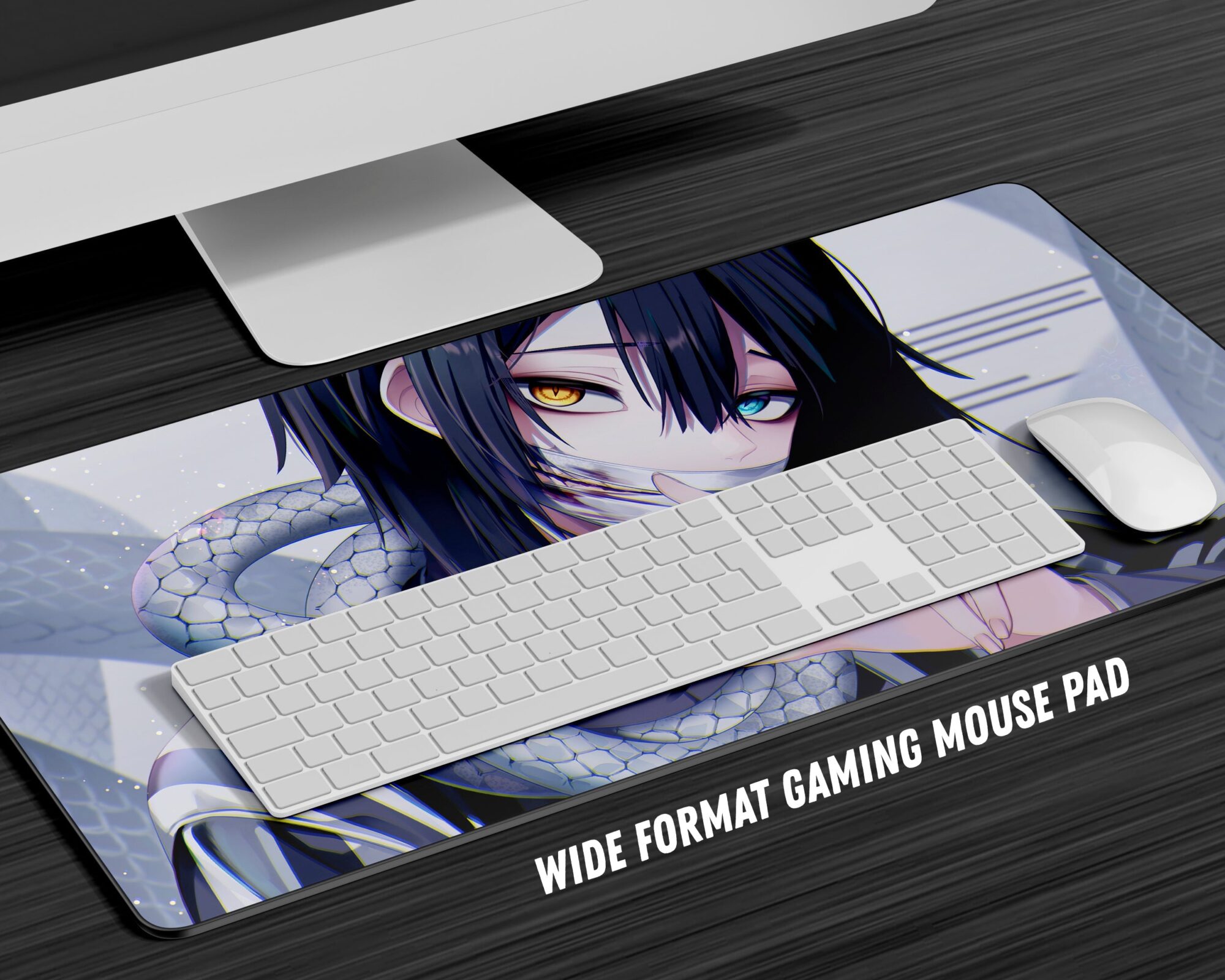 Demon Slayer Obanai Iguro Serpent Hashira Gaming Anime Mouse Pad