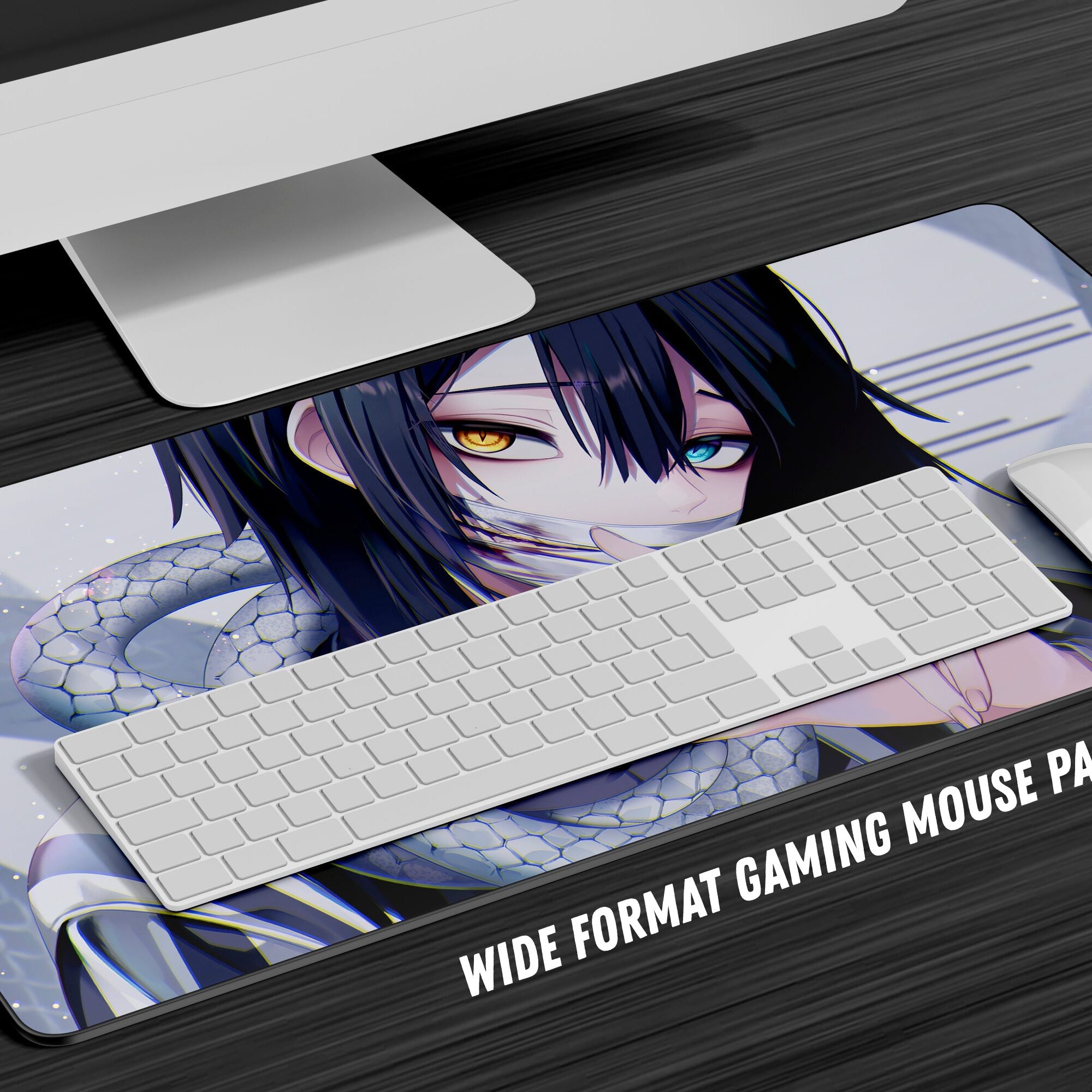 Demon Slayer Obanai Iguro Serpent Hashira Gaming Anime Mouse Pad