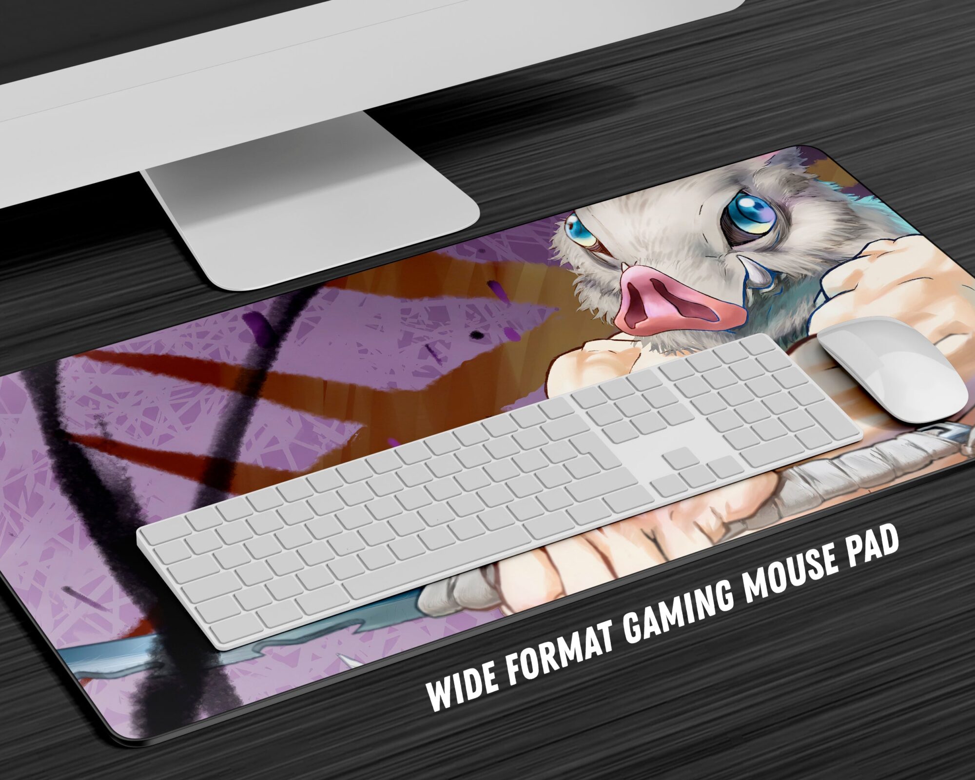 Demon Slayer Inosuke Gaming Anime Mouse Pad