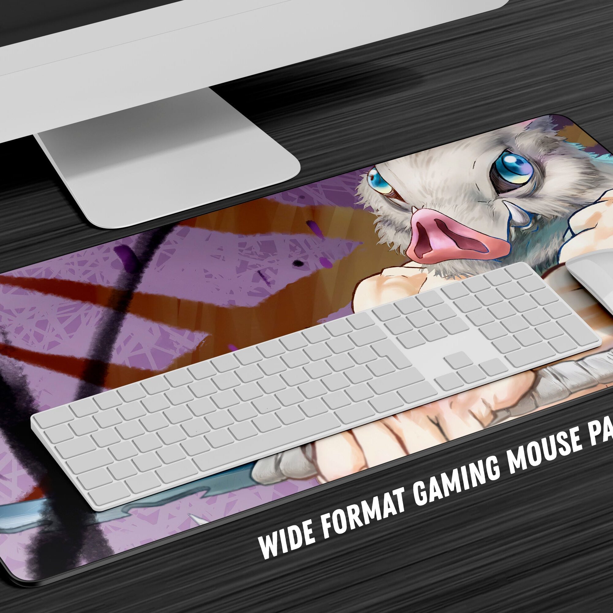 Demon Slayer Inosuke Gaming Anime Mouse Pad