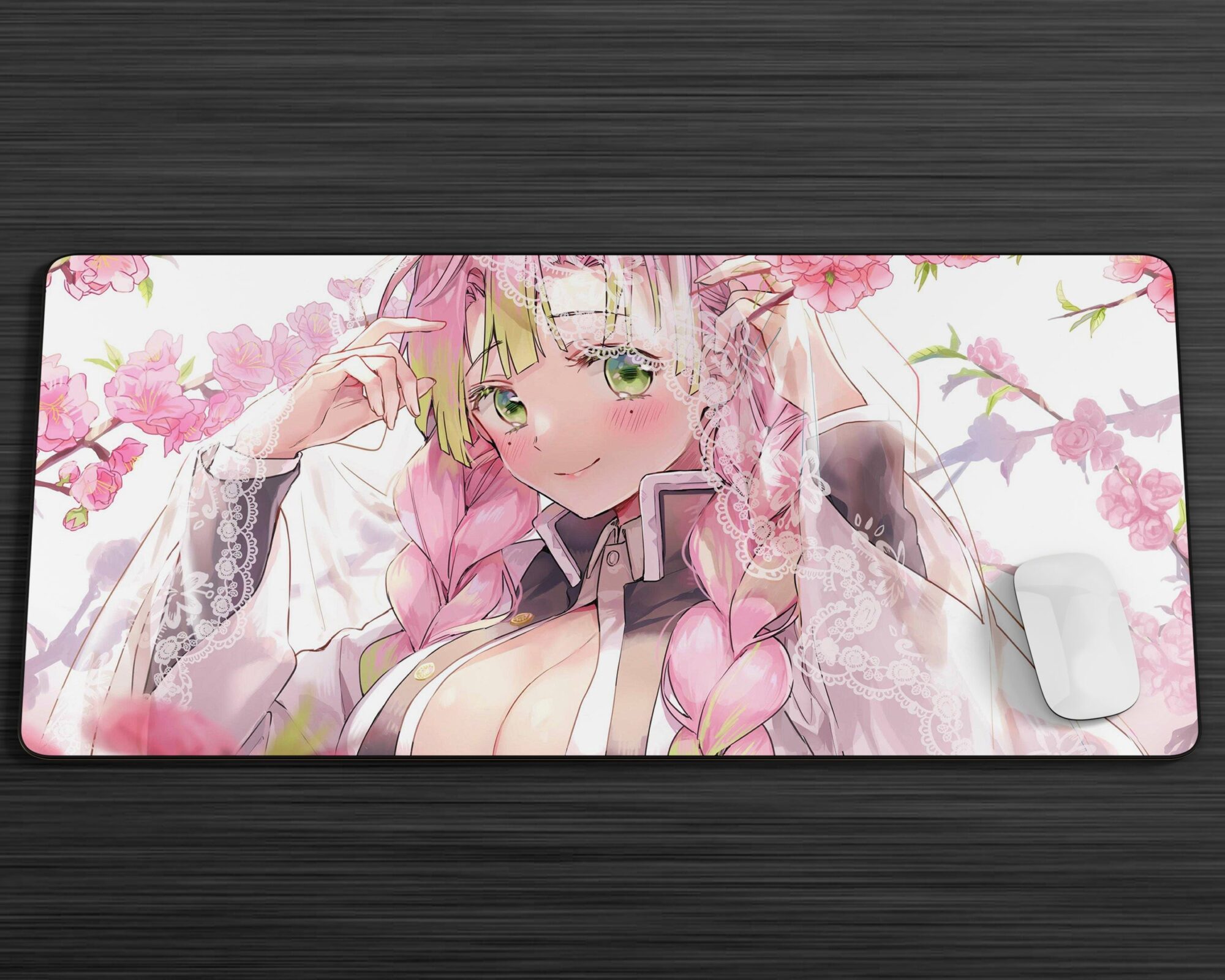 Demon Slayer Mitsuri Kanroji Love Hashira Gaming Anime Mouse Pad