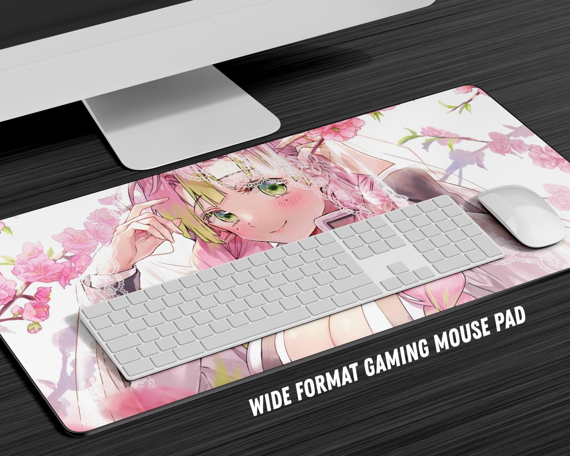 Demon Slayer Mitsuri Kanroji Love Hashira Gaming Anime Mouse Pad