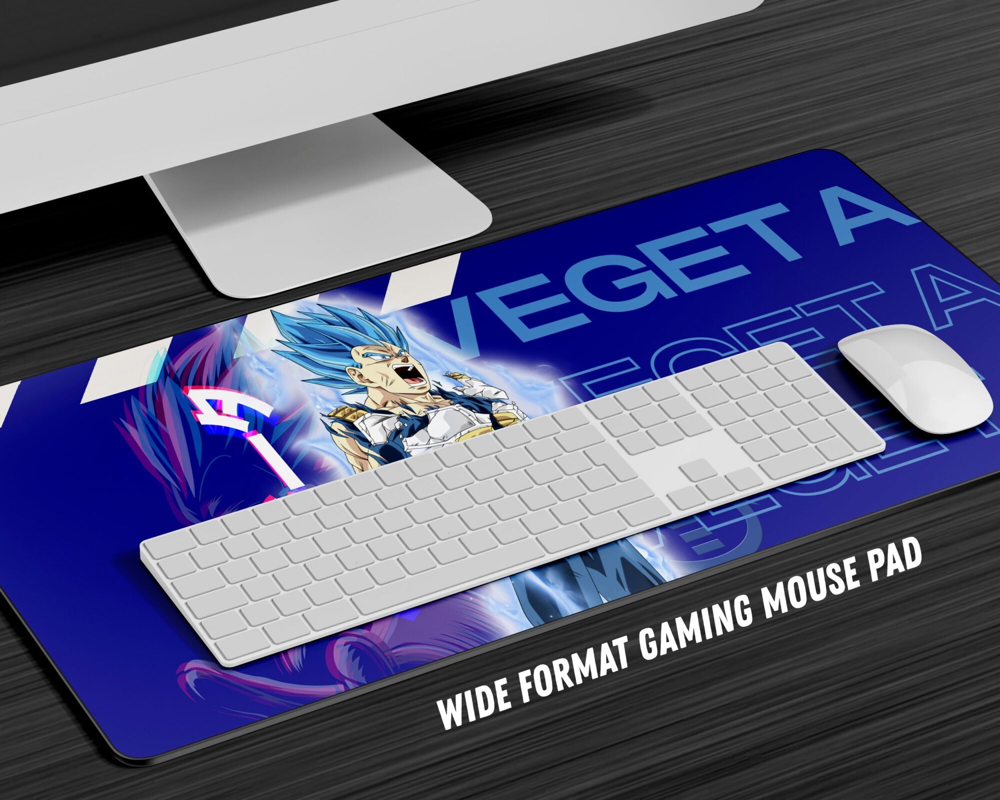 Dragon Ball Vegeta Hype Gaming Anime Mouse Pad