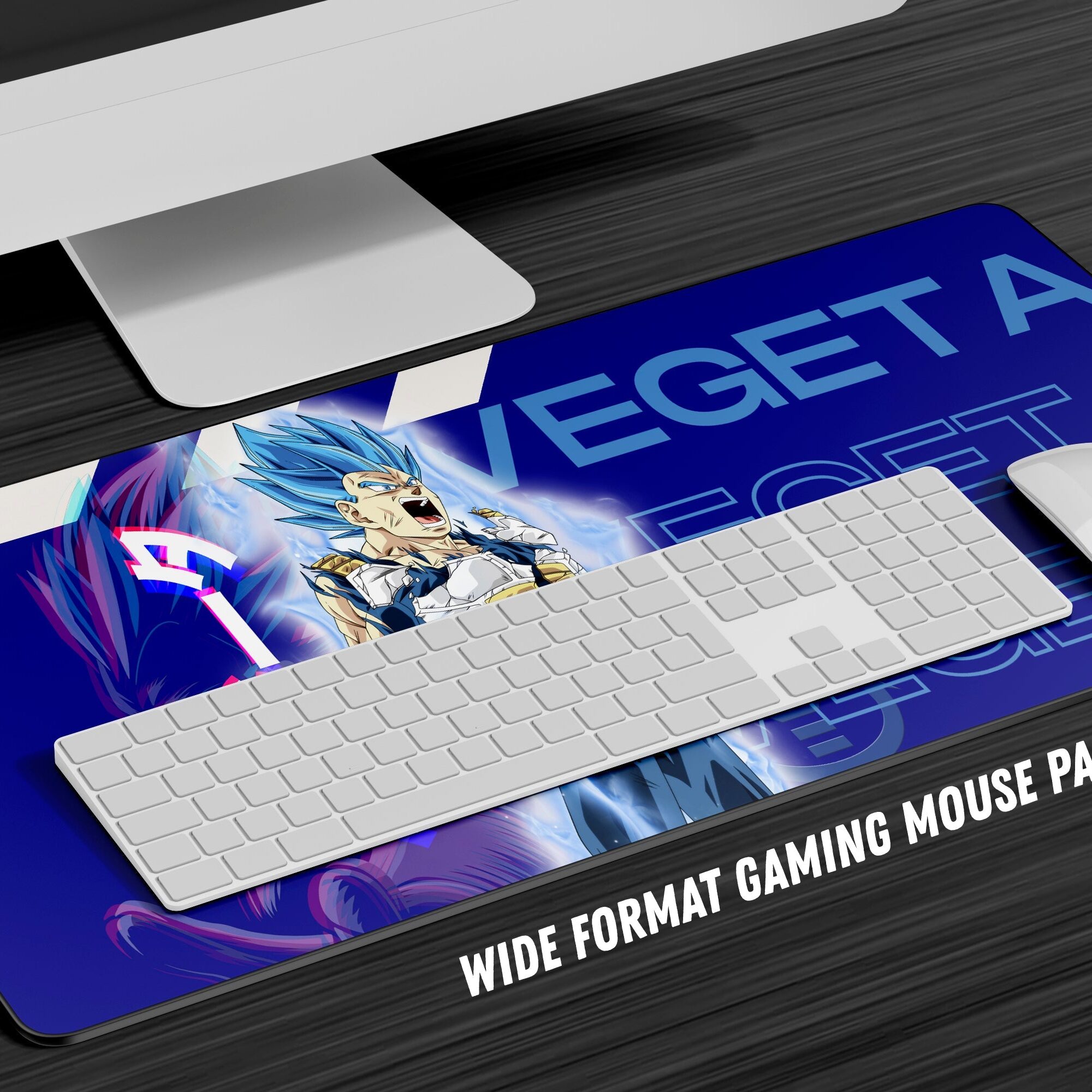 Dragon Ball Vegeta Hype Gaming Anime Mouse Pad