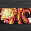 Demon Slayer Tanjiro Sun Halo Dragon Head Dance Gaming Anime Mouse Pad