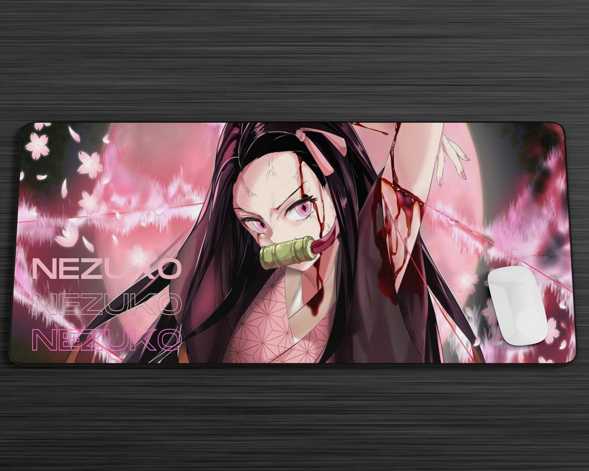 Demon Slayer Nezuko Hype Gaming Anime Mouse Pad