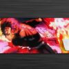 Demon Slayer Tanjiro Sun Breathing Flames Gaming Anime Mouse Pad