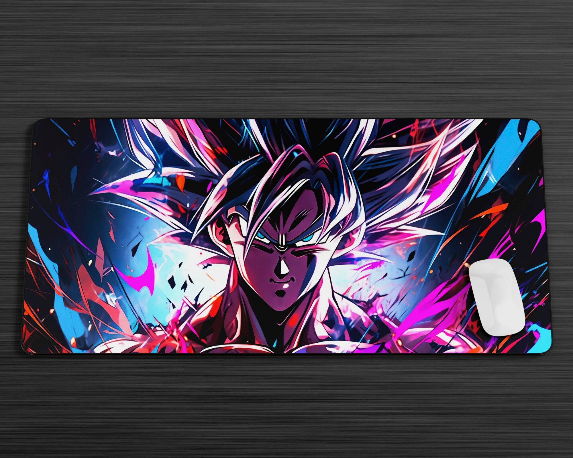 Dragon Ball Neon Goku Gaming Anime Mouse Pad