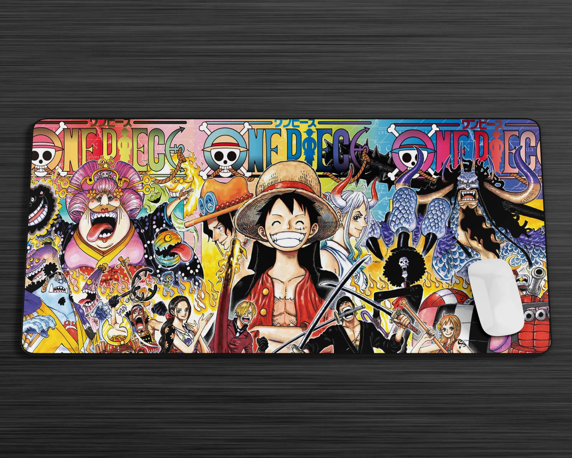 One Piece Gang Manga Collage Gaming Anime Mouse Pad