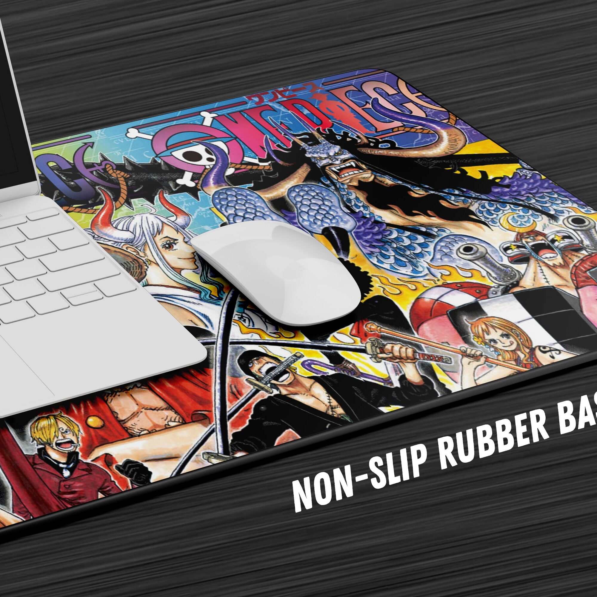 One Piece Gang Manga Collage Gaming Anime Mouse Pad