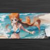 One Piece Nami Beachside Gaming Anime Mouse Pad