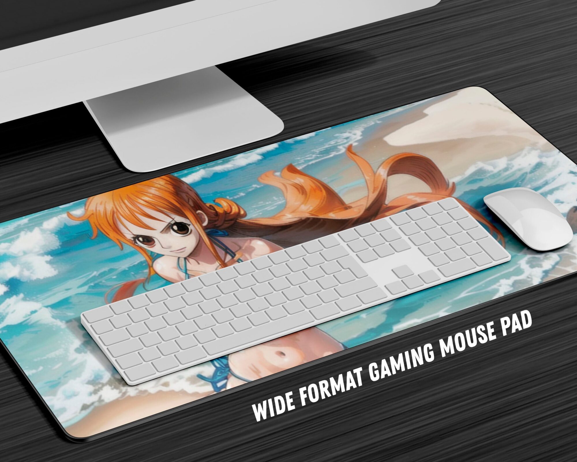 One Piece Nami Beachside Gaming Anime Mouse Pad