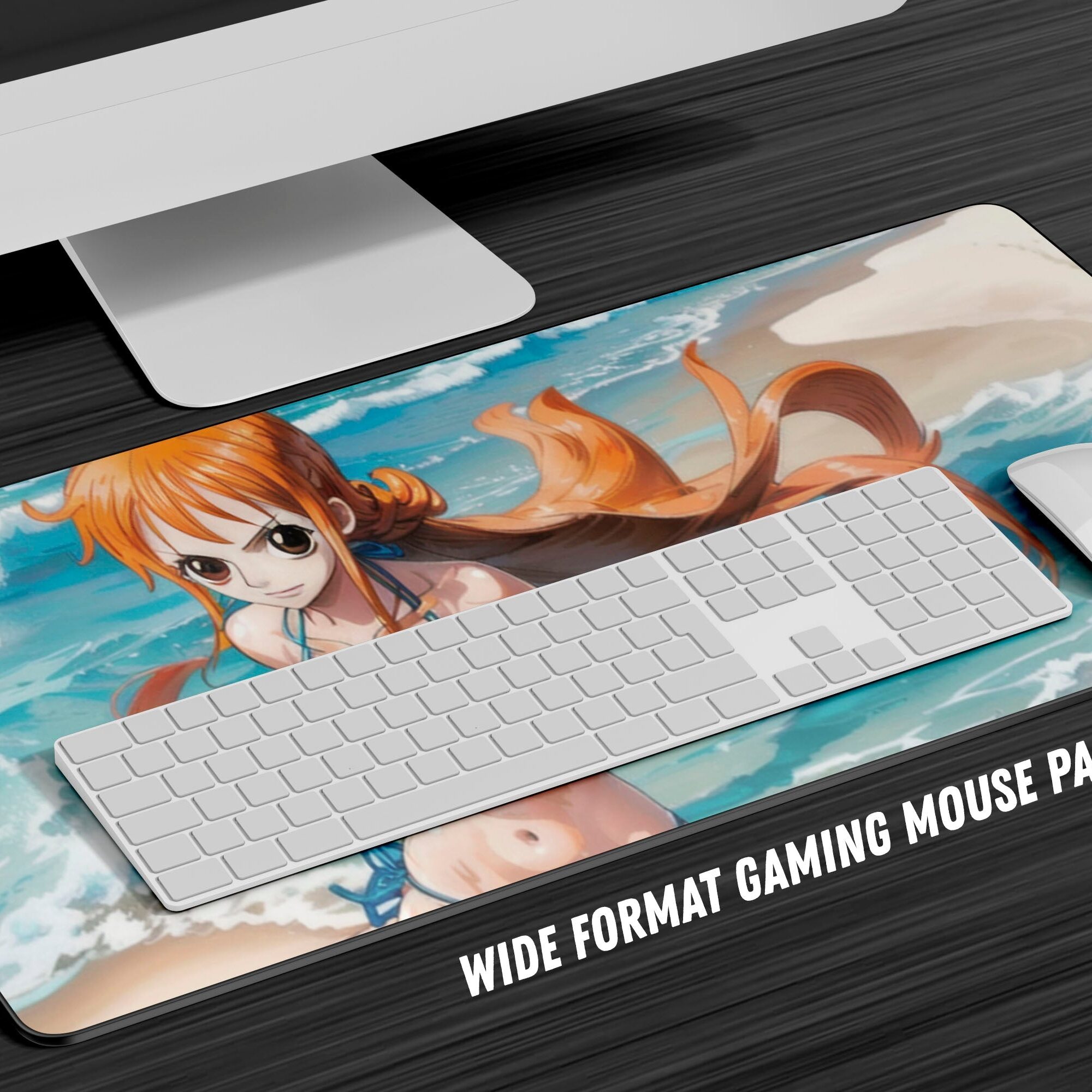 One Piece Nami Beachside Gaming Anime Mouse Pad