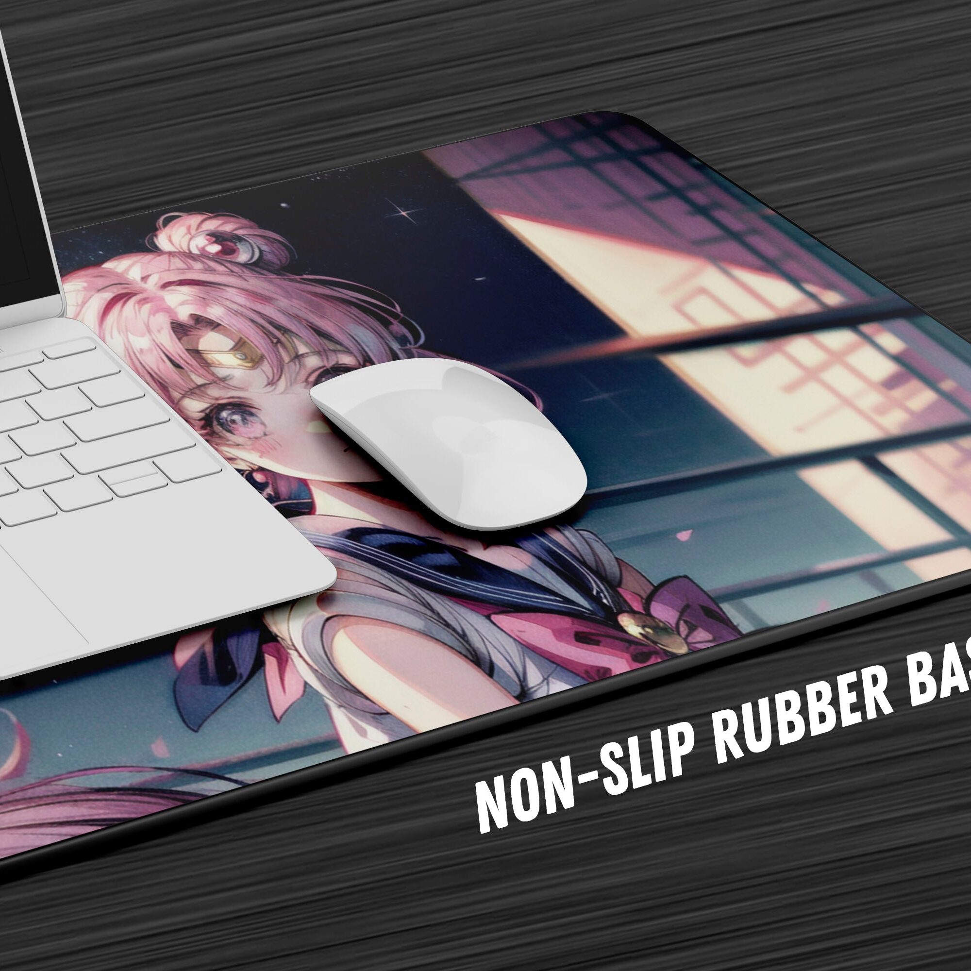 Sailor Moon Girl Pastel Gaming Anime Mouse Pad