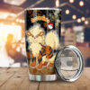 Arcanine Stainless Steel Anime Tumbler Cup Custom Tie Dye Style Anime