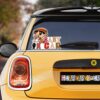 Baby In Car Monkey D. Luffy Car Sticker Custom One Piece Anime Car Accessories