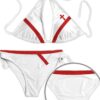 Asuna Summer Cosplay Bikini Sword Art Online Bikini Anime Bikini Swimsuit