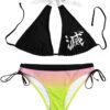 Summer Mitsuri Cosplay Bikini Demon Slayer Bikini Anime Bikini Swimsuit