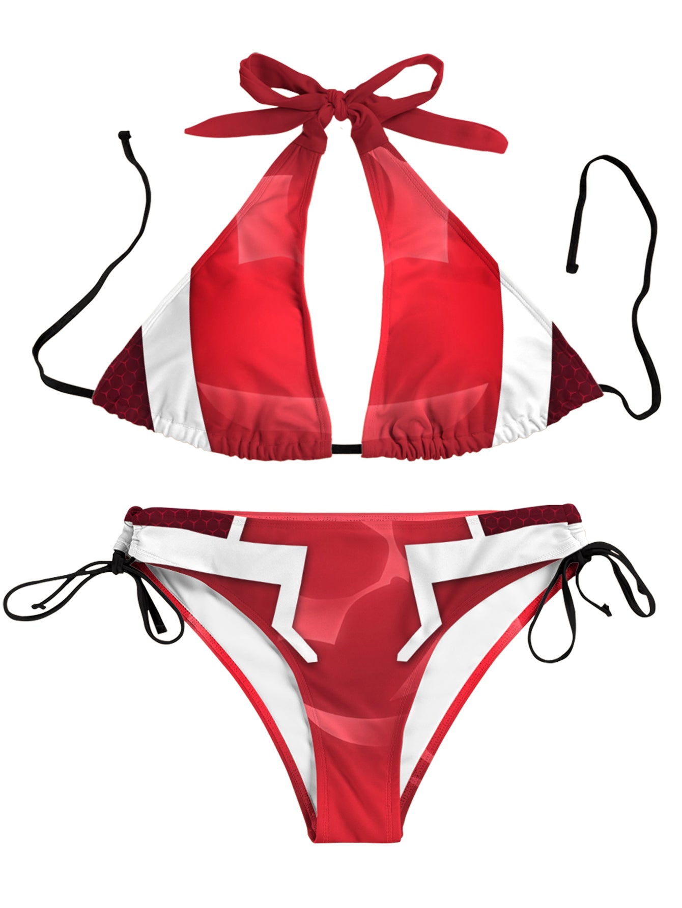 Zero Two Armor Suit Cosplay Bikini Darling in the Franxx Bikini Anime Bikini Swimsuit