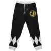 Black Ranger Mighty Morphin Power Rangers Otaku Cosplay Anime Sweatpants