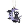 Dark Cat Luna Ornament Custom Car Accessories Halloween