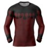 Hooktab Doma Demon Slayer Long Sleeve Rash Guard Compression Cosplay Anime Gym Shirt