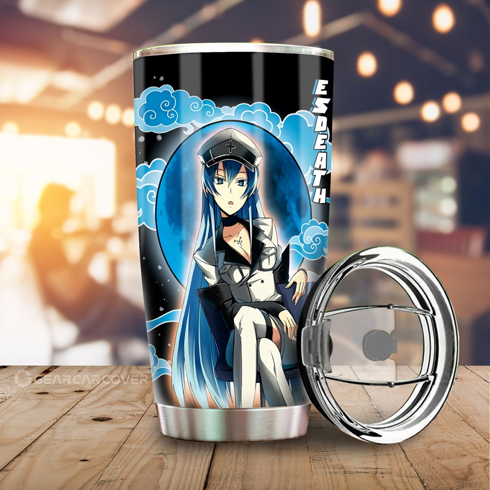 Esdeath Stainless Steel Anime Tumbler Cup Custom Akame Ga Kill Animes