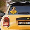 Fight Me Monkey D. Luffy Warning Car Sticker Custom One Piece Anime Car Accessories