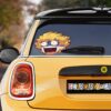 Funny Face Zenitsu Car Sticker Custom Demon Slayer Anime Car Accessories