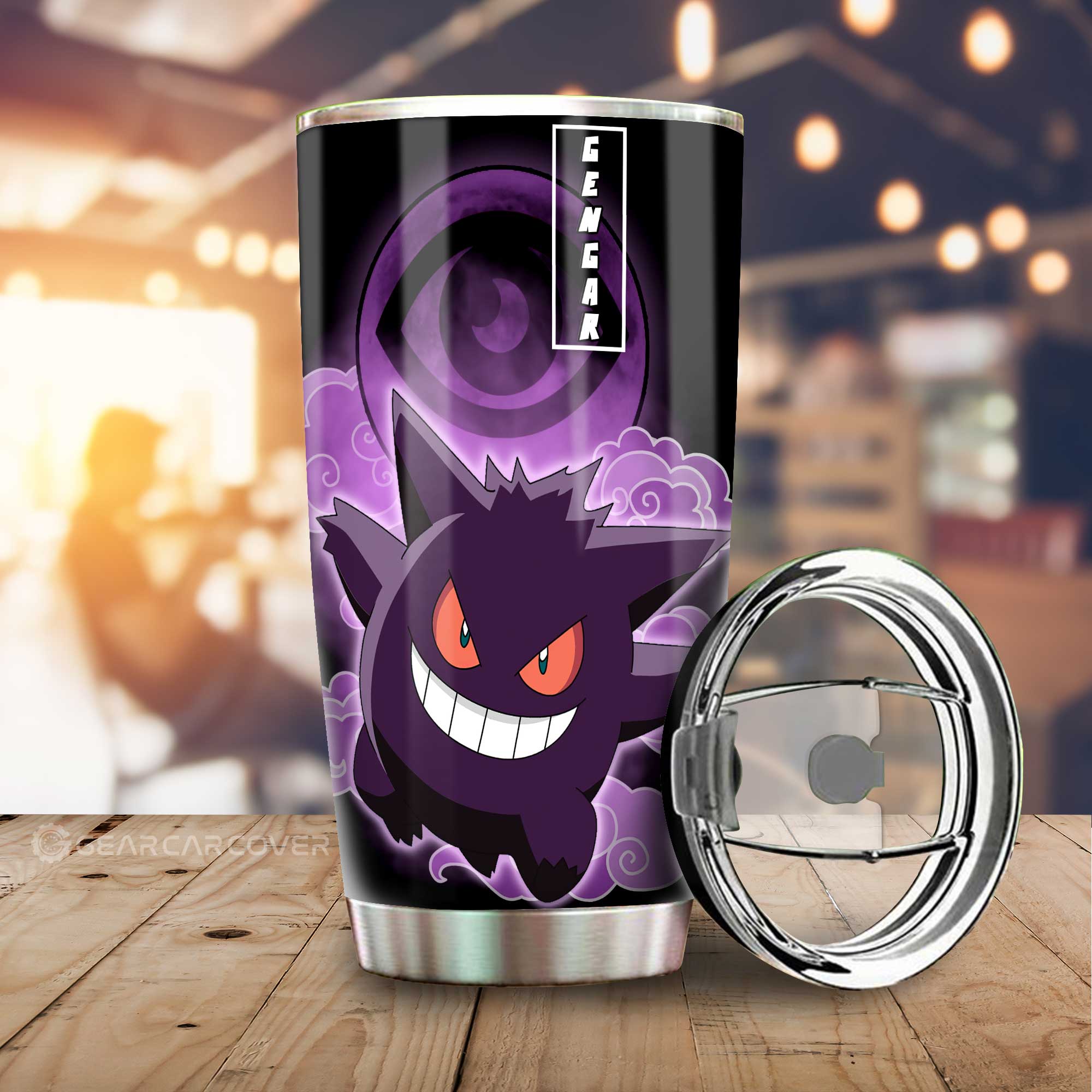 Gengar Stainless Steel Anime Tumbler Cup Custom Anime