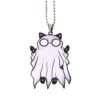 Ghost Kitty Halloween Ornament Custom Car Accessories