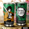 Giyuu Tomioka Stainless Steel Anime Tumbler Cup Custom Demon Slayer Manga Style