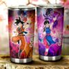 Goku And Chichi Stainless Steel Anime Tumbler Cup Custom Dragon Ball Anime