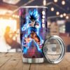 Goku Ultra Instinct Stainless Steel Anime Tumbler Cup Custom Dragon Ball Anime Galaxy Style