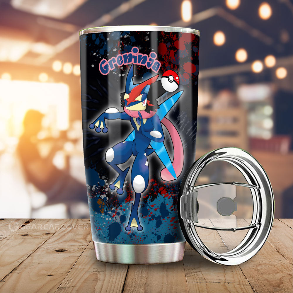 Greninja Stainless Steel Anime Tumbler Cup Custom Tie Dye Style Anime