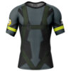 Hooktab Metal Gear Solid Short Sleeve Rash Guard Compression Shirt Cosplay Anime Gym Shirt