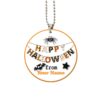 Happy Halloween Personalized Ornament Custom Name Car Interior Accessories