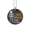 Happy Halloween Skeleton Ornament Custom Name Car Interior Accessories