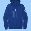 Blue Lock Embroidered Hoodie