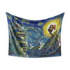 Howl’s Moving Castle Starry Night Studio Ghibli Blanket Anime Blanket