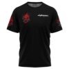 Hooktab Johnny Silverhand Cyberpunk 2077 Anime T-Shirt