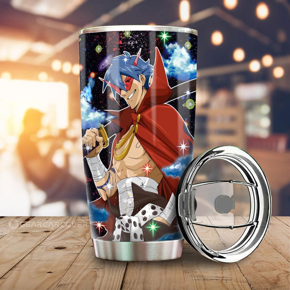 Kamina Stainless Steel Anime Tumbler Cup Custom Gurren Lagann Anime