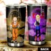 Krillin And Android 18 Stainless Steel Anime Tumbler Cup Custom Dragon Ball Anime