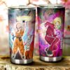 Krillin And Android 18 Stainless Steel Anime Tumbler Cup Custom Dragon Ball Anime