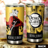 Kyoujurou Rengoku Stainless Steel Anime Tumbler Cup Custom Demon Slayer Manga Style