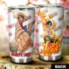 Luffy And Ace Stainless Steel Anime Tumbler Cup Custom One Piece Anime