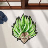 Dragon Ball Rug Broly Anime Custom Shaped Rug Anime Rug