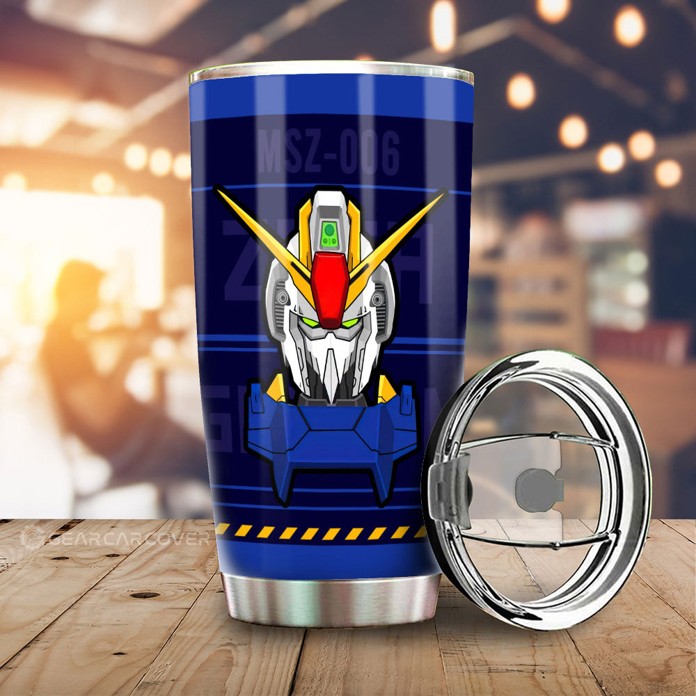 MSZ 006 Zeta Gundam Stainless Steel Anime Tumbler Cup Custom Gundam Anime