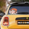 Nami Hitting Glass Car Sticker Custom One Piece Anime Car Accessories For Anime Fans