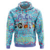 Hooktab Neon FLCL Anime Hoodie